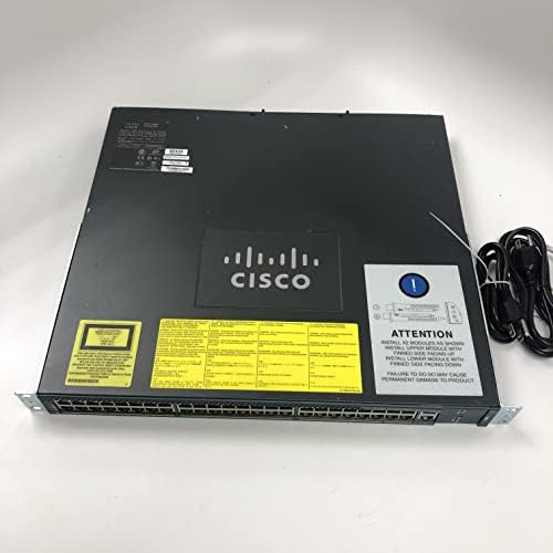 Cisco Catalyst 4900 Series 48 Port Switch, WS-C4948-10Ge-E