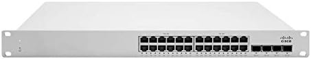 Cisco Meraki MS225-24p L2 Stackable Cloud-Managed 24x Gige 370W POE Switch пакет со 3 години MS225-24P Enterprise Security and Support
