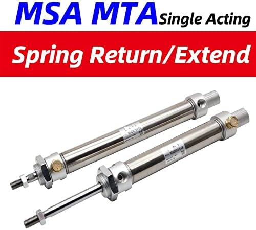 Gruni MSA16X25SCA MTA20X50 Тркалезен цилиндер со пролетен единечен глума MSA25X75SCA Пролетниот поврат MTA32X50SCA MSA40X25 Пролетниот пролет