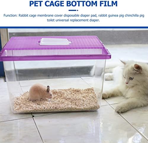 Мачки за легло кутии обложуваат за лагер за кафез за еднократна употреба, чиста пластична кафез, кафез лагер, универзален тоалет филм за зајаче