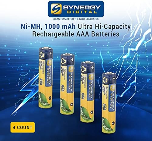 Синергија дигитална батерија без безжични телефони, компатибилна со Panasonic KX-TGF572 безжичен телефон, ултра hi-капацитет батерија