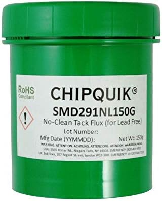 Чип Quik SMD291NL150G Tack Flux нема чист SMD291NL во Тегла од 150 грама