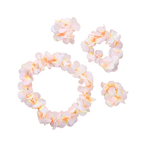 Toyvian пролетни венци 8 парчиња Хавајски лента за глава, гарланд, цветна гарланд, цветна цветна венец нараквици