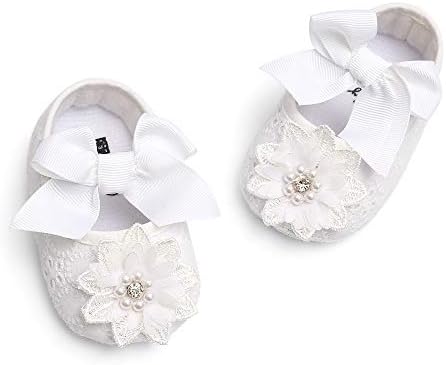 Чевли за девојчиња за новороденче Овавади Бебе Мери Janeејн Флајс принцеза венчаница чевли за креветчето за новороденчиња, новороденчиња,