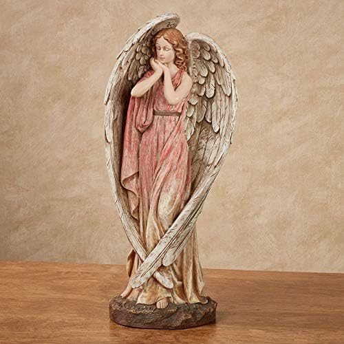 Допир на класа Небесен сладок ангел Грејс табела скулптура брусница од 18 инчи висок