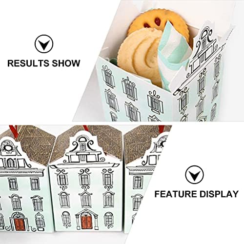 Бестојард Креативни Кутии За Складирање Хартија Кутии За Свадбени Бонбони Кутии За Подароци Во Форма На Куќа