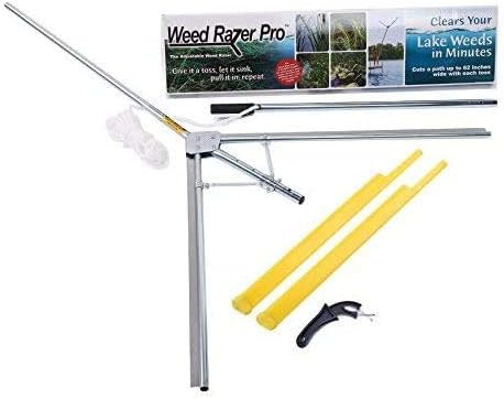 Enенлис Weed Razer Pro, секач за плевели на езерото, алатка за сечење на водни растенија, остри бричници за брич, нозе, трска, алги на