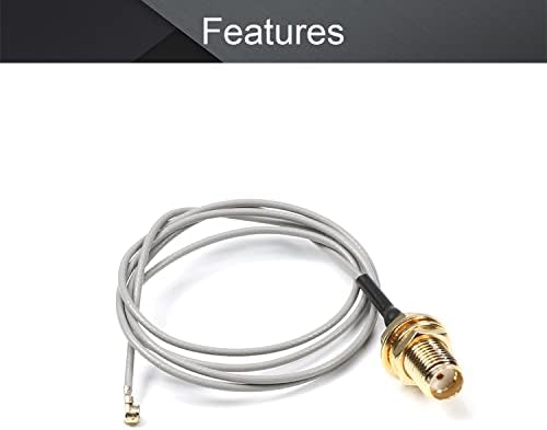 Othmro 1pcs rf1.13 ipex 1.0 до SMA конектор WiFi пигтаил кабел 0,5m долги адаптер за напојување со кабел со низок загуба на електронски кабел