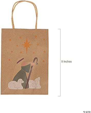 Прекрасни Торби За Подароци За Раѓање | Средно Кафеава Тема