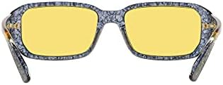 Арнет Машки Ан4265 Гринго Правоаголни Очила За Сонце, Вратоврска-Боја Црна/Жолта, 55 мм