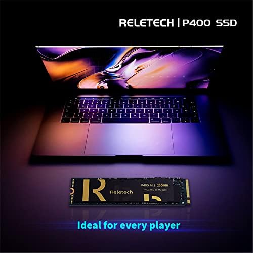 Reletech P400 M. 2 1000G SSD, ДО 3400MB/S PCIe3. 0€4 NVMe Независна Кеш Внатрешен Хард Диск Со Ладилник За Лаптоп Десктоп