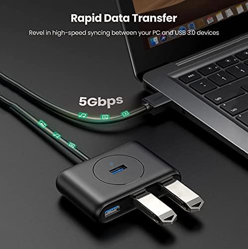 SHYPT USB Центар 4 - ПОРТА USB 3.0 СО Голема Брзина USB Сплитер ЗА ХАРД Дискови USB Флеш Диск Глувчето Тастатура Прошири АДАПТЕР USB