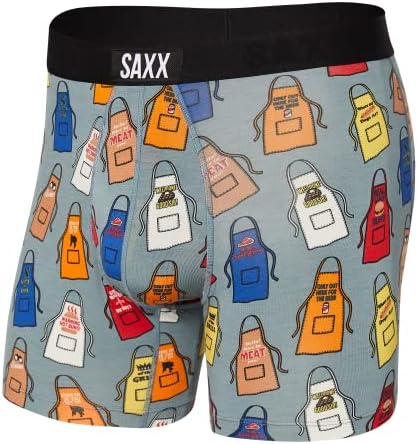 Долна облека за мажи SAXX-вибери супер меки боксерски брифинзи со вградена поддршка за торбички, долна облека за мажи, пролет
