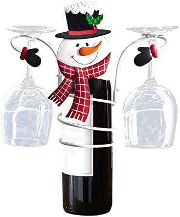 DBYLXMN Божиќ за дома совршен и 2 кујнски држени шише чаши и вино за шишиња за шишиња за шишиња 1 и вино за складирање на решетката