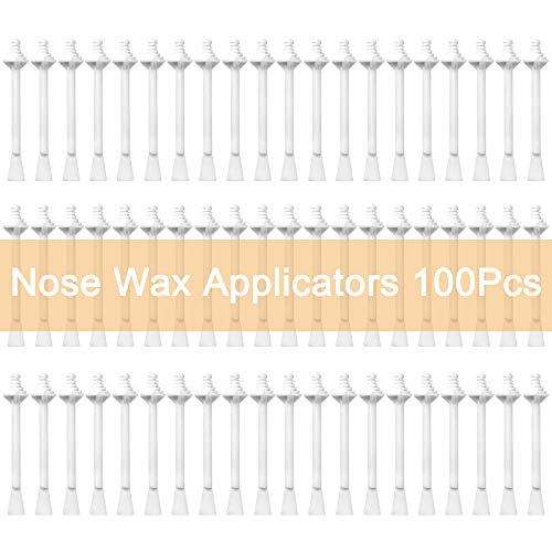 Viilife нос восочни стапчиња апликатори 100 парчиња за носна отстранување на влакна нозд на носот за чистење на ушите влакна на лицето