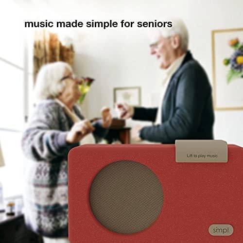 SMPL One Touch Music Player, AudioBooks + Mp3, квалитетен звук, издржлив дрвен куќиште со ретро изглед, 4 GB USB со 40 носталгични хитови