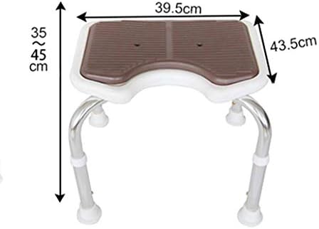 Фехун Столици За Бања,Постари Бремени Жени Столче За Туширање Преклоплива Висина Прилагодлива Плоча За Седишта Во Форма На Буквата У