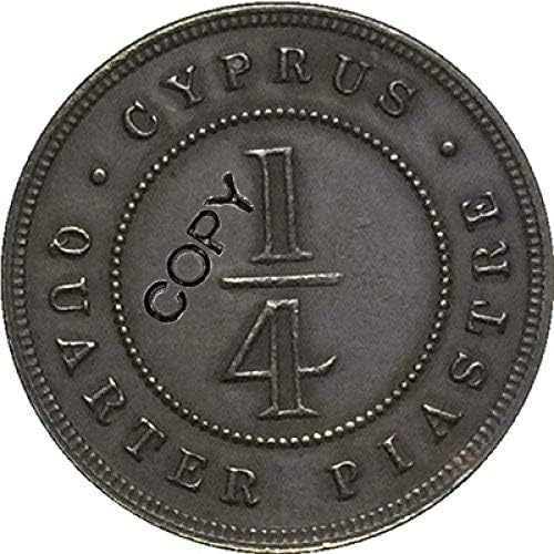 Кипар 1887 копирање монети копирај украси за колекција подароци