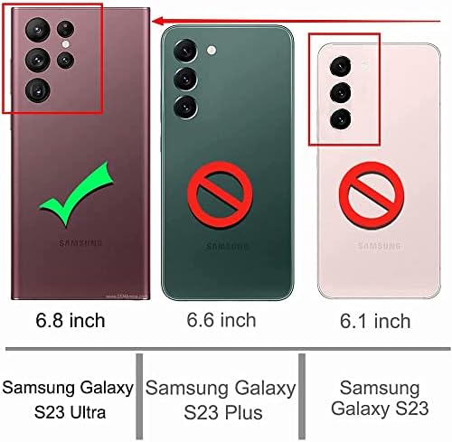 Meupzzk Samsung Galaxy S23 Ултра Случај, Samsung S23 Ултра 5G Паричник Случај, Врежана Дрво Премиум Стп Кожа [Kickstand] [Картичка Слотови] [Рачен Зглоб] [6.8 инчен] Телефонски Капак За Samsung S23