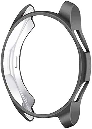 Mrotech Компатибилен за Samsung Galaxy Watch 42mm Case Protector Flexible TPU отпорен на гребење на браник обвивка за заштитна рамка за галакси SM-R810/R815 42 mm кутија, простор сив