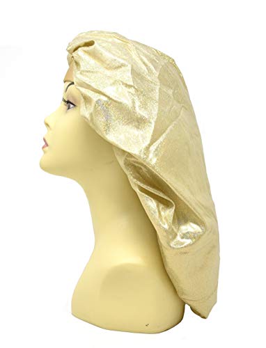 Холографски екстра џамбо ноќен ноќен ноќен маглим Делукс луксузен широк опсег капа за спиење капа за капаци за коса за коса