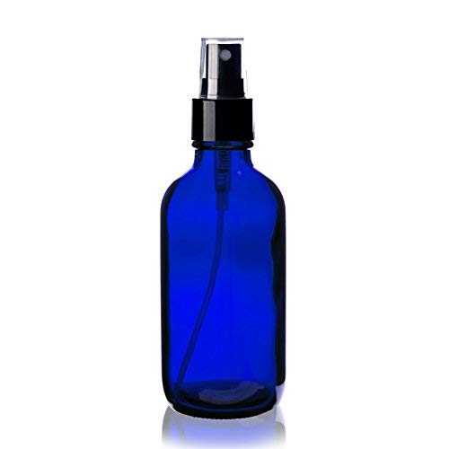 Гранд парфеми 30мл кобалт сина тркалезна стакло за полнење со шишиња со распрскувачи на магла, 12 брои