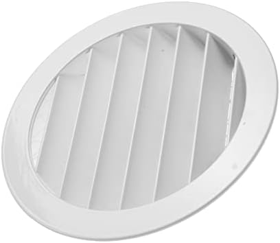 Вентилации за системи 5 инчи бел софит за вентил - тркалезен воздушен отвор за проветрување - капакот на скара - вграден екран