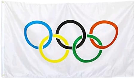 Топаа Најлон Знаме На Олимпијадата 3х5 Стапки