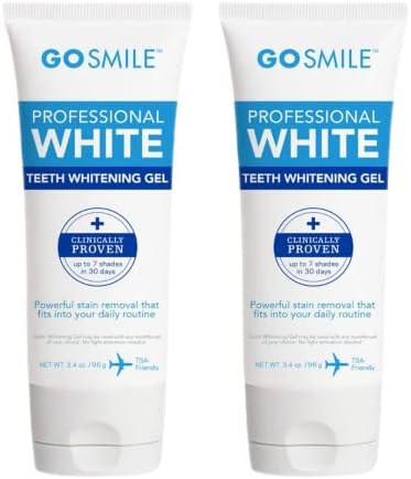 Одете насмевка Професионални заби гел за белење Два пакет - пакет со големина на заби емајл белител и отстранувач на дамки, без додадена чувствителност - вклучува б?