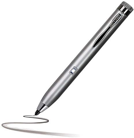 Broonel Silver Mini Fine Point Digital Active Stylus Pen компатибилен со Dell Inspiron 15 3000 15,6 инчи | Dell Inspiron 15 3580 15,6 инчи | Dell Inspiron 15 3593 15,6 инчи