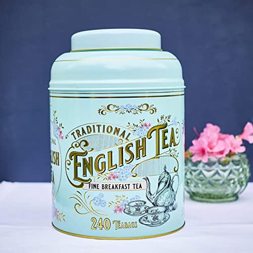 Нови англиски Чаеви Гроздобер Викторијански Круг Чај Кади со 240 Парична Казна англиски Чајници