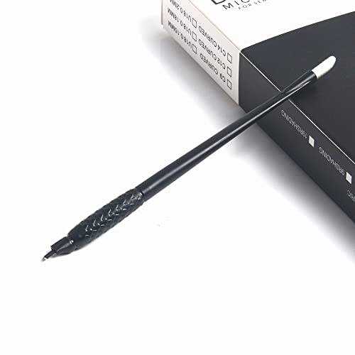 Пакување од 10 парчиња пенкало за микроблејдинг мона за Еднократна Употреба 18u 0,18 мм рачно пенкало за тетоважа со микроблејдинг