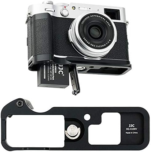 JJC Посветен Метален Држач За Рака L Држач Против Лизгање За Fujifilm FUJI X100V X100F Камера, Arca Швајцарски Тип Дизајн На Статив Со Брзо