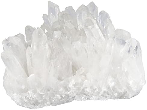 Пакет Mukaitedecor - 2 артикли: природен чист кварц кристален кластер минерален геодеј души примерок и природен церестит минерален
