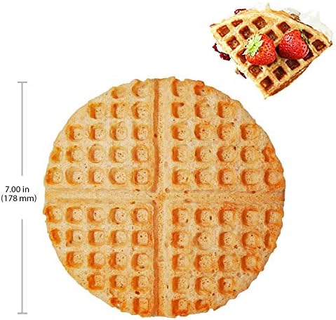 Производител на белгиски вафли на Алдкичен | Создавач на конуси и железо од вафли | Тенки вафли со тркалезна форма | Не'рѓосувачки