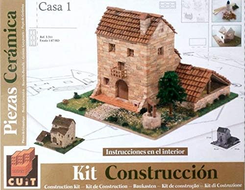 Комплет за градба на керамички згради, рурална куќа