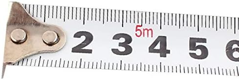X - DREE 5m 16.4 Стапки Пластична Обвивка Што Се Повлекува Владетел Заклучување На Палецот Мерна Лента Алатка За Мерење (5M 16.4 Стапки Каскара