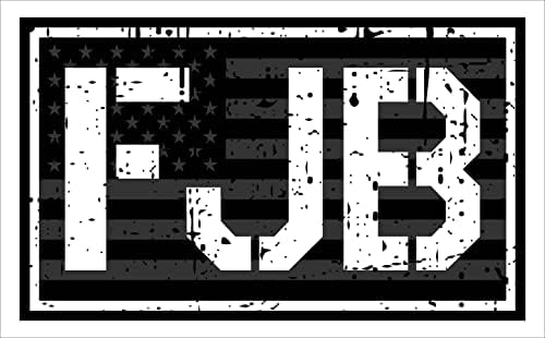 3М FJB Американско знаме Ние Народот на налепницата на налепницата на црно знаме винил