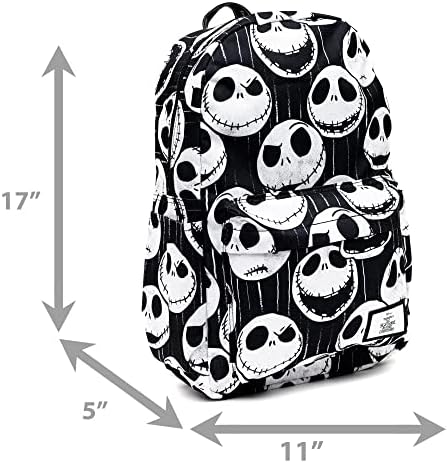 Wondapop Disney Nightmare пред Божиќ Jackек Скелингтон 17 Полнена ранец со целосна големина