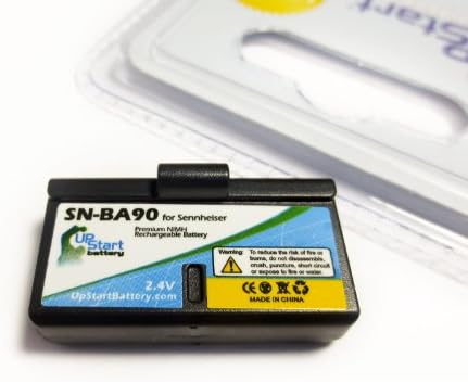 Замена на 2 пакувања за батерија Sennheiser HDI1029 -PLL8/16 - Компатибилен со батеријата на слушалките Sennheiser BA90