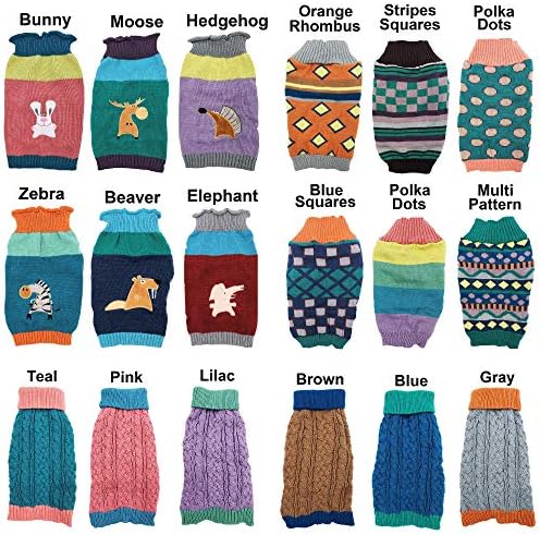Џемпер за кучиња плетена мода топла мека зимска облека за мало кутре со мачки за миленичиња