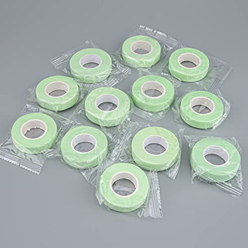 12 ролни лента за трепки, зелена леплива ткаенина лента за трепки, медицинска лента за дишење на микропори за снабдување со продолжување