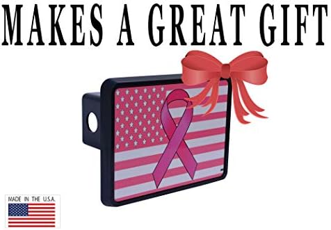 Пинк лента САД Американски приколки за приколки за приклучоци на знамето нè приклучуваат патриотски за нејзините жени свесност за