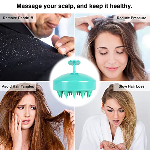 N Скалп масажер шампон четка за четка за чистење на главата за чистење на главата за раст на коса