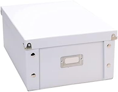 Кутија за Складирање Snap-N-Store-Пакет Од 2 Кутии со Датотеки за Списанија За Организирање - 12,25 x 3,88 x 9,75 инчни Кутии за Складирање