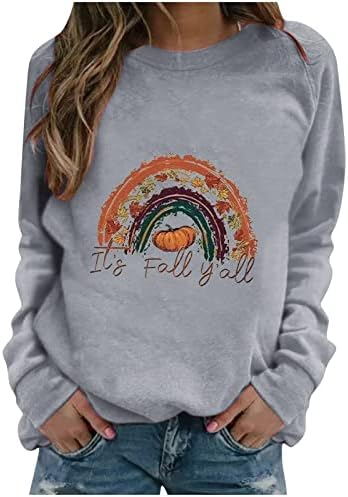 Женски џемпер худи со долги ракави пулвер џемпер есен и зимска екипатка џемпер лабава пулвер врвови