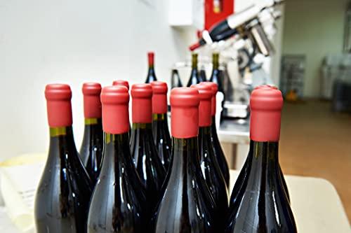 Восок за запечатување на шишиња со шишиња Кармел, темно црвена, восок од брзо топење и тврдо поставување за да се создаде безбедна заптивка