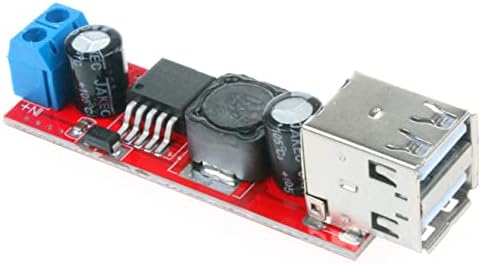 Noyito 5V 3A Dual USB модул за напојување со USB DC12V 24V 6-35V BUCK TO 5V Адаптивни тековни регулатори на полначи за двојно USB излез