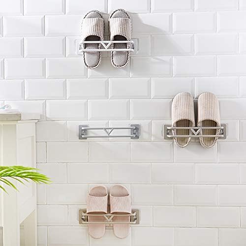 Omenluck 2 парчиња лизгачки решетки за чевли за чевли за чевли за чевли за завршување на решетката бесплатно тоалетно тоалетно wallид виси