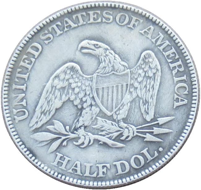 Американско Знаме Од Половина Долар 1856 Сребрена Реплика Комеморативна Монета